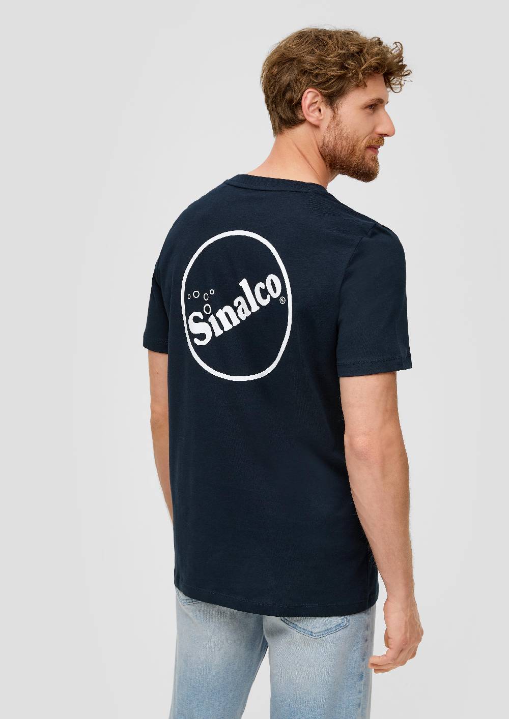 S.Oliver Baumwoll-T-Shirt Mit Crew Neck Und Sinalco®-Print
