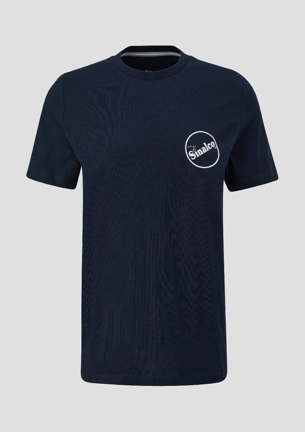 S.Oliver Baumwoll-T-Shirt Mit Crew Neck Und Sinalco®-Print