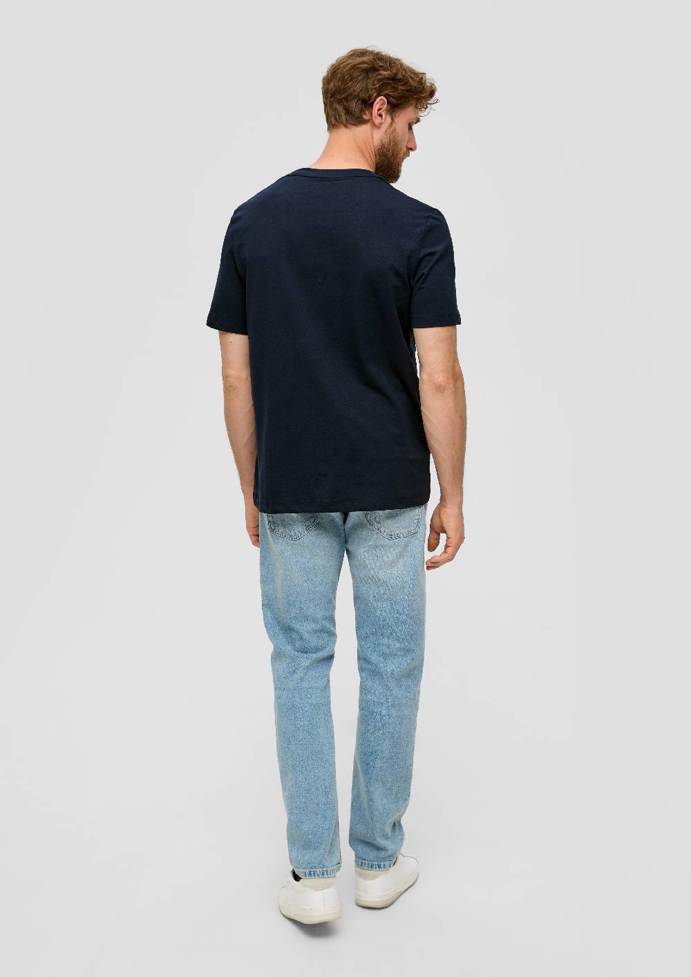 S.Oliver Baumwoll-T-Shirt Mit Frontseitigem Artwork-Print