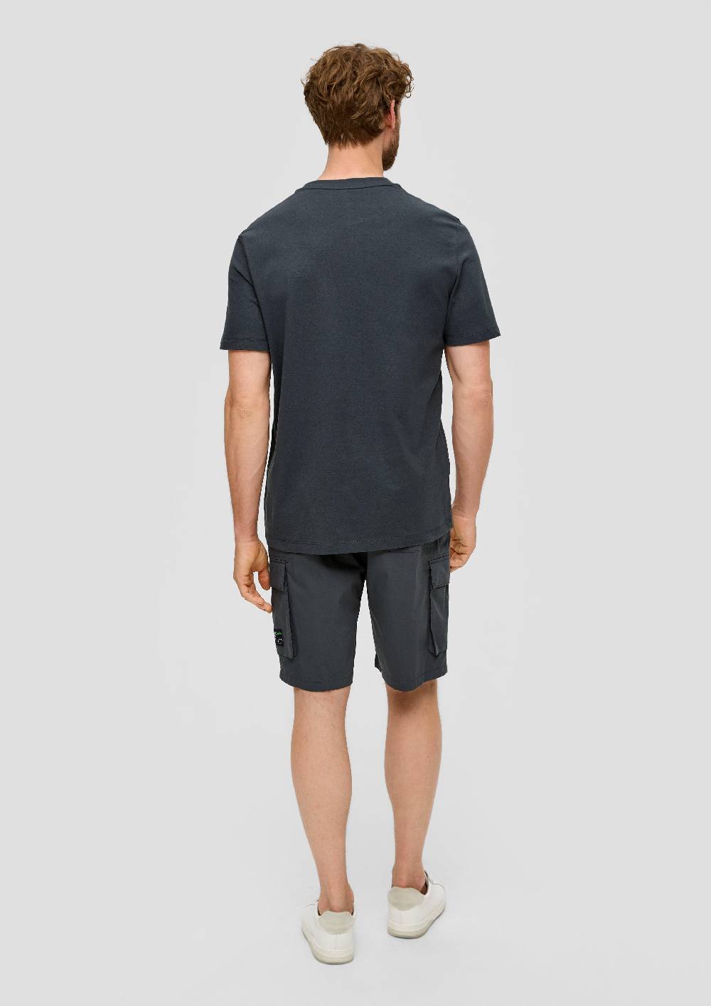 S.Oliver Baumwoll-T-Shirt Mit Frontseitigem Artwork-Print