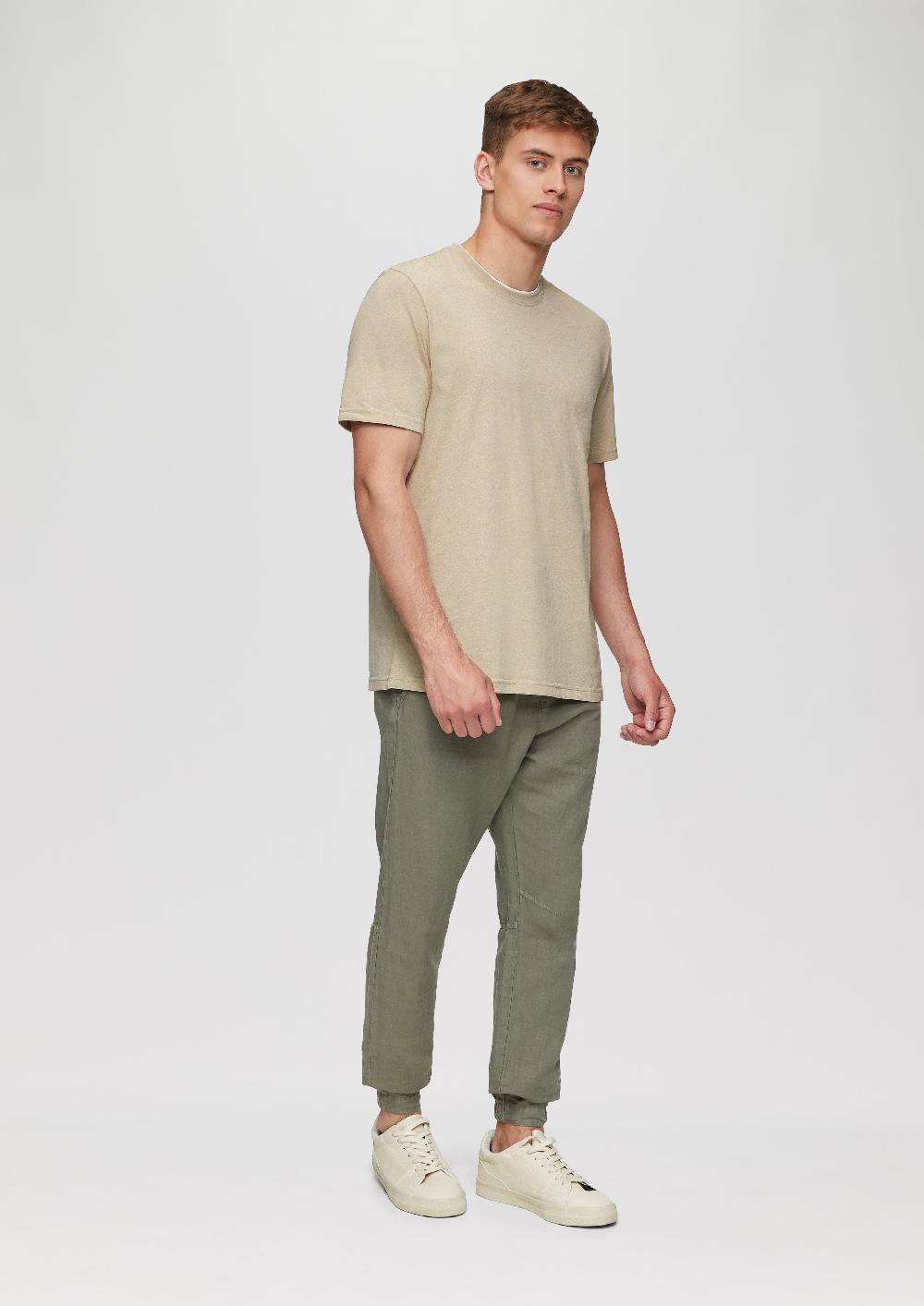 S.Oliver Baumwoll-T-Shirt Mit Layering-Detail Am Kragen