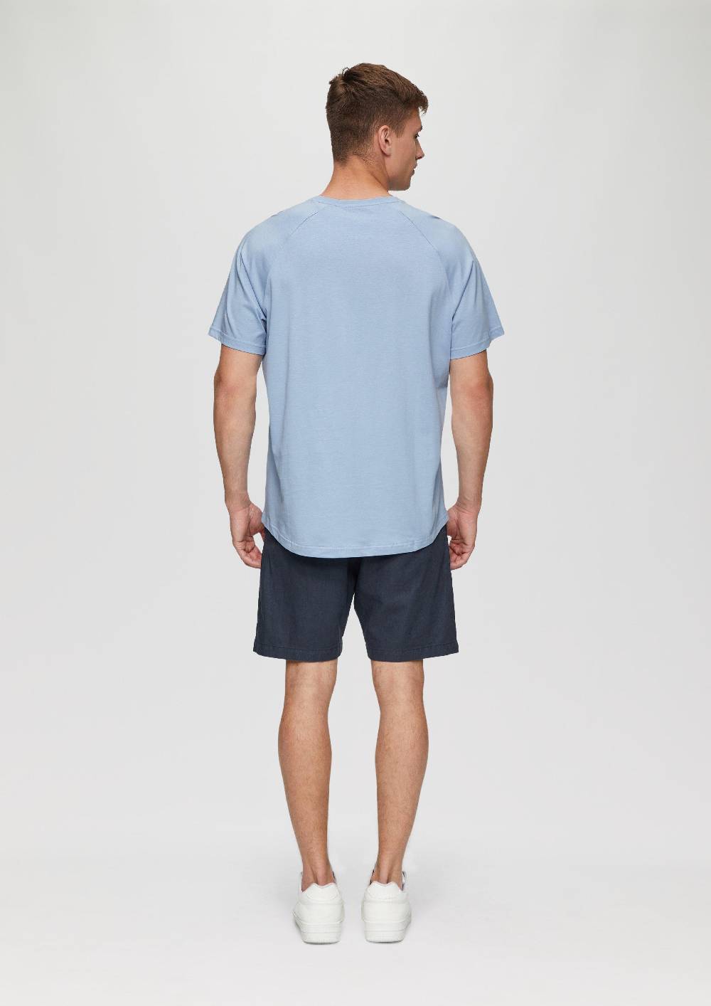 S.Oliver Baumwollshirt Mit Raglanärmeln Und Rippblende