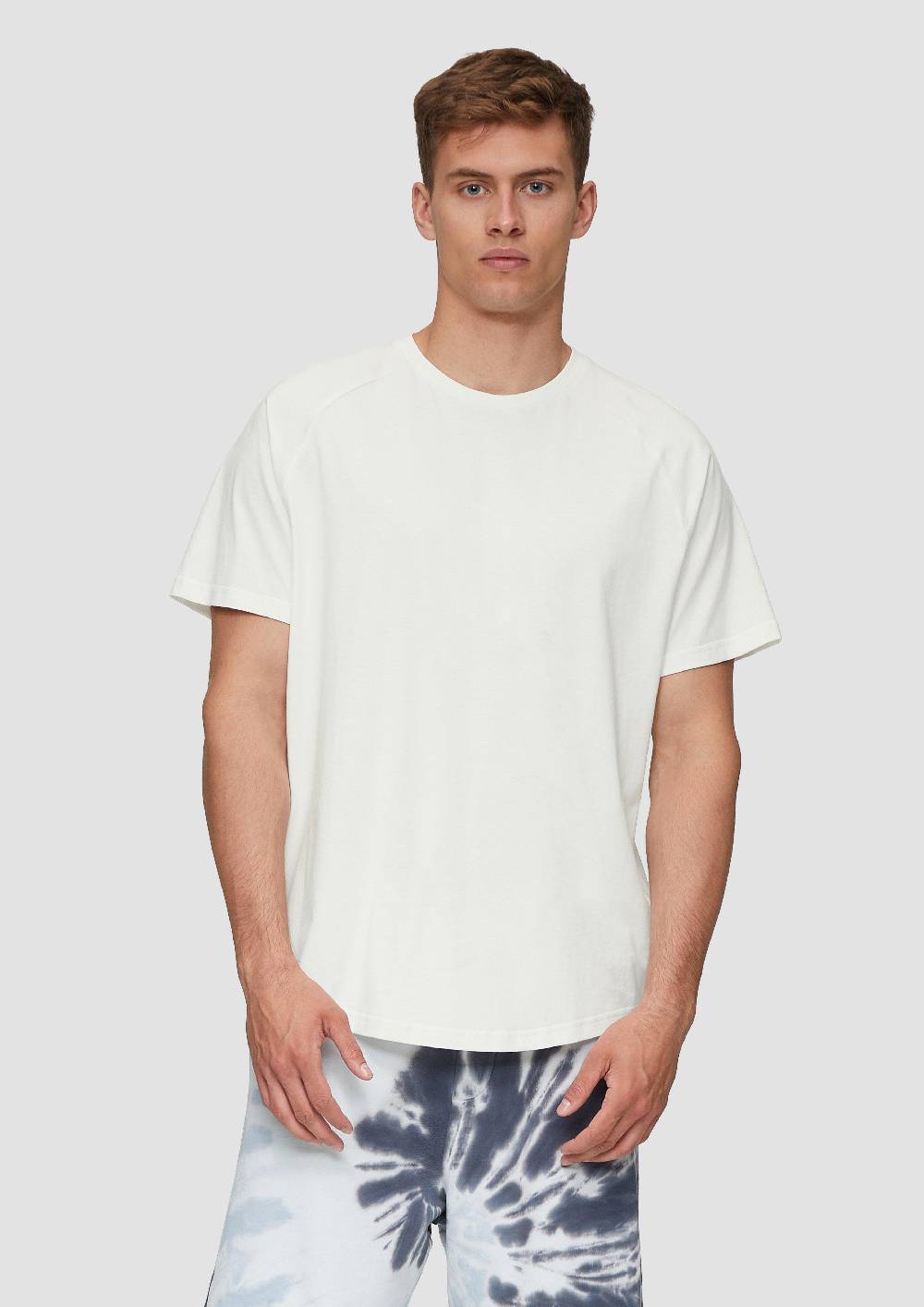 S.Oliver Baumwollshirt Mit Raglanärmeln Und Rippblende