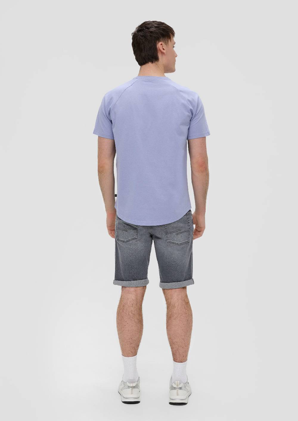 S.Oliver Baumwollshirt Mit Raglanärmeln Und Rippblende