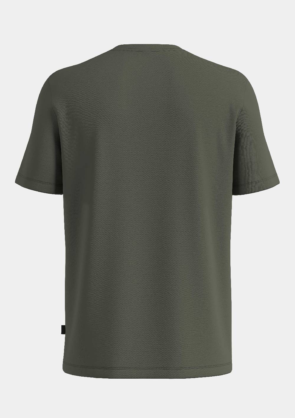 S.Oliver Baumwollshirt Mit V-Ausschnitt Und Flammgarnstruktur