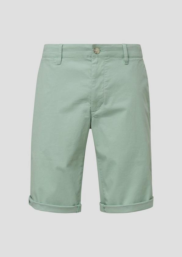 s.Oliver Bermuda aus Baumwoll-Stretch mit Paspeltasche