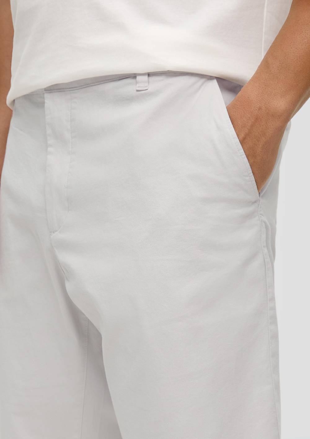 S.Oliver Bermuda-Hose Aus Baumwoll-Stretch Mit Knopfverschluss