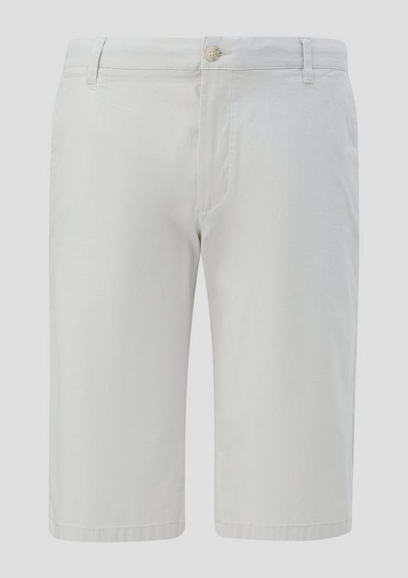 s.Oliver Bermuda-Hose aus Baumwoll-Stretch mit Knopfverschluss