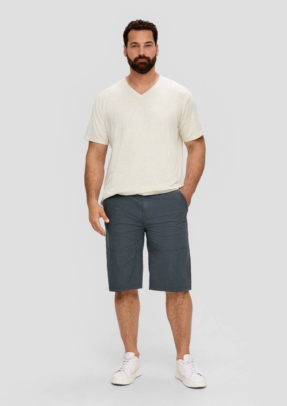 S.Oliver Bermuda-Hose Aus Baumwollstretch Im Relaxed Fit