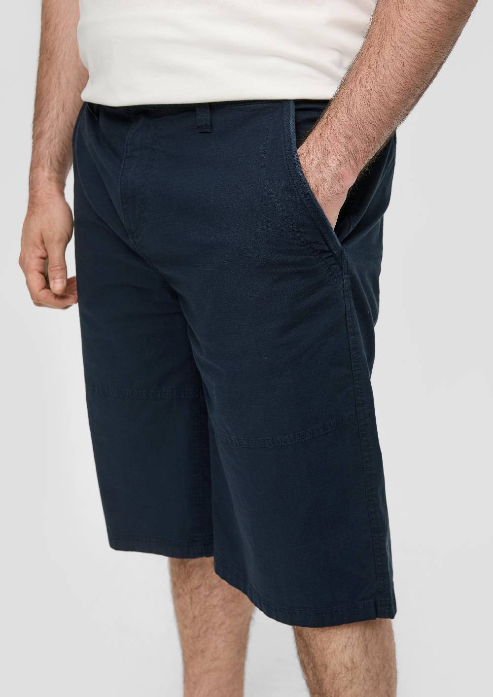 S.Oliver Bermuda-Hose Aus Baumwollstretch Im Relaxed Fit