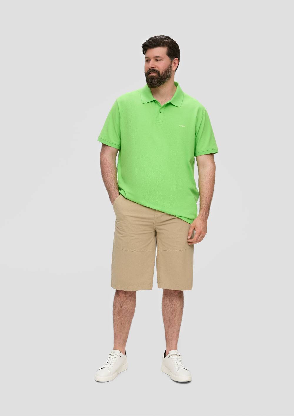 S.Oliver Bermuda-Hose Aus Baumwollstretch Im Relaxed Fit