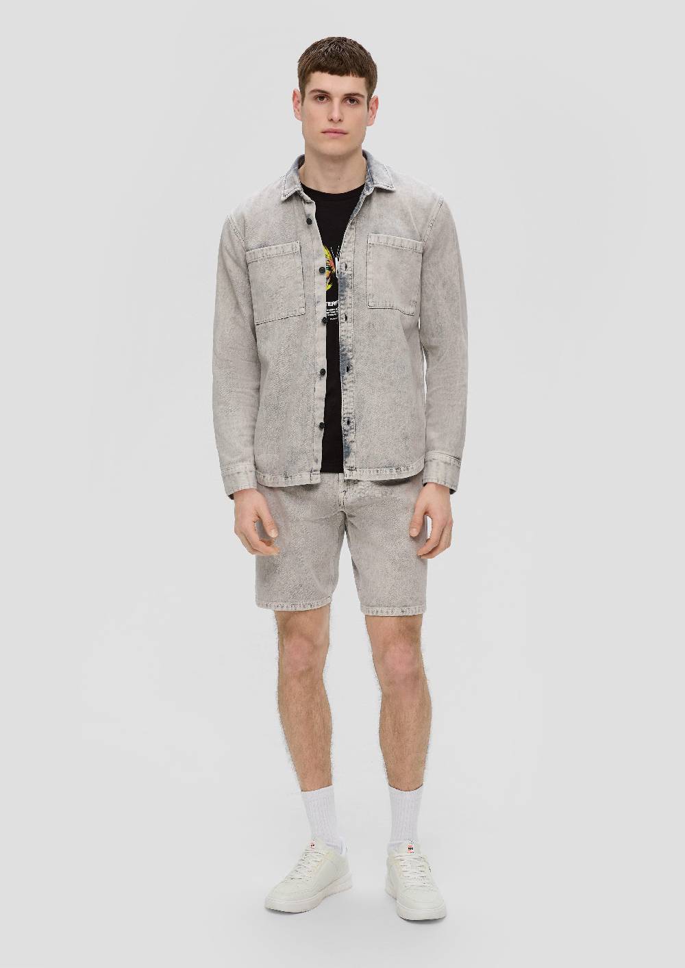 S.Oliver Bermuda Jeans John / Regular Fit / Mid Rise / Straight Leg