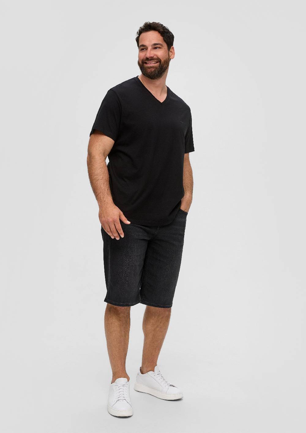 S.Oliver Bermuda Jeans Mauro / Regular Fit / Mid Rise / Straight Leg