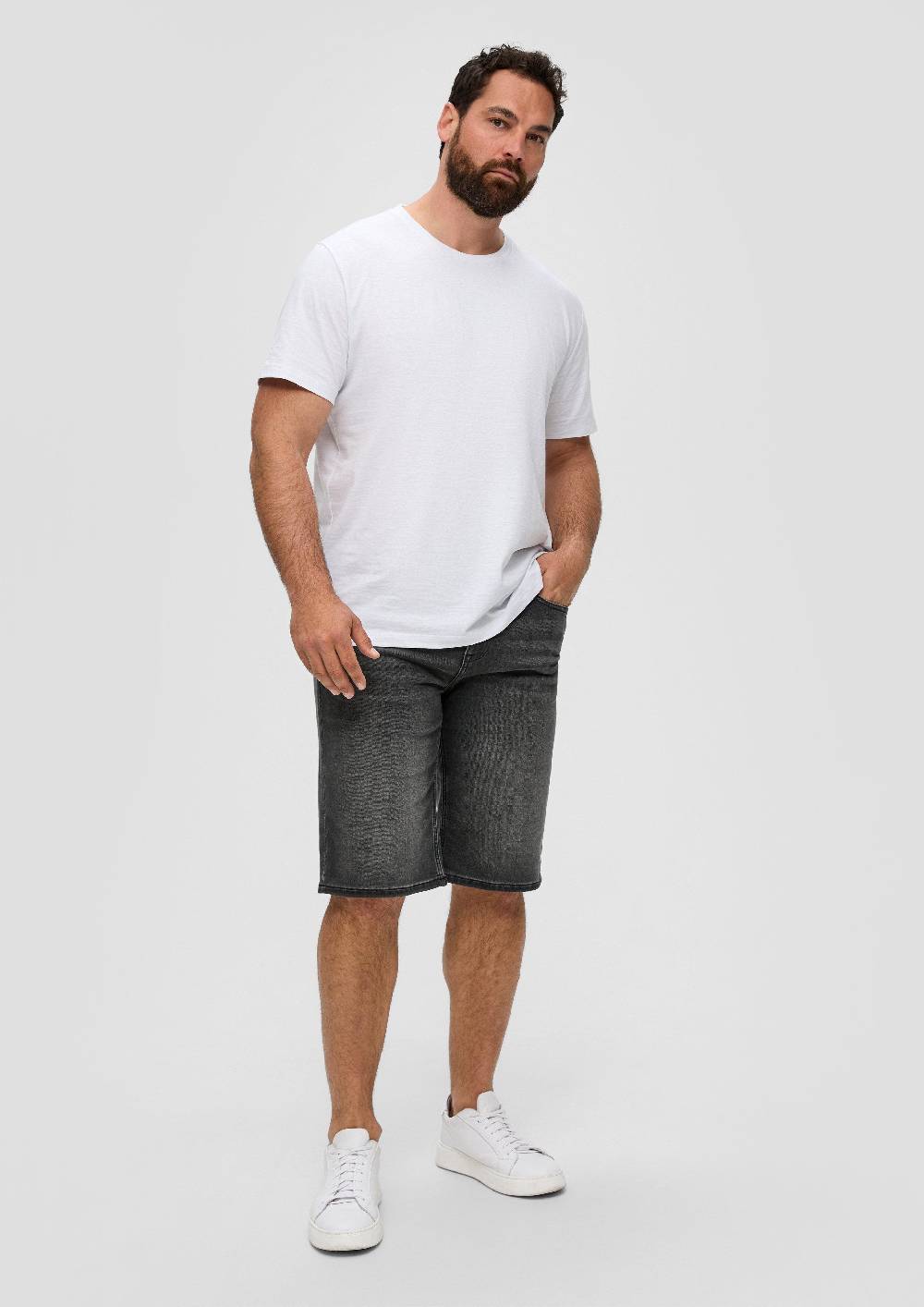 S.Oliver Bermuda Jeans Mauro / Regular Fit / Mid Rise / Straight Leg