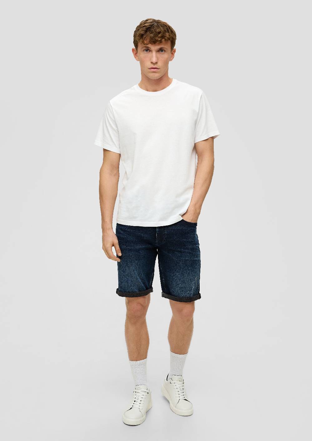 S.Oliver Bermuda Jeans Mauro / Regular Fit / Mid Rise / Straight Leg