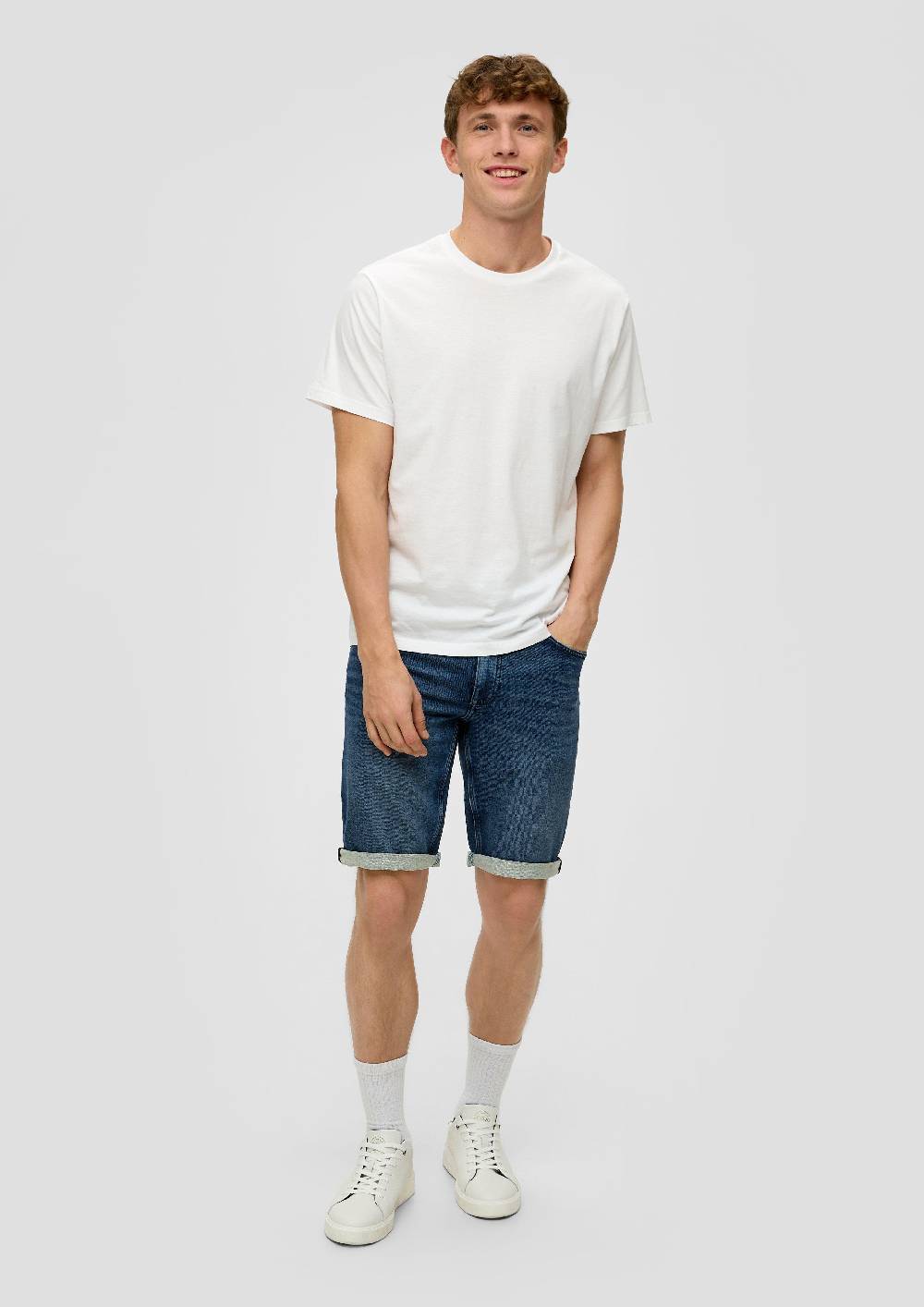 S.Oliver Bermuda Jeans Mauro / Regular Fit / Mid Rise / Straight Leg