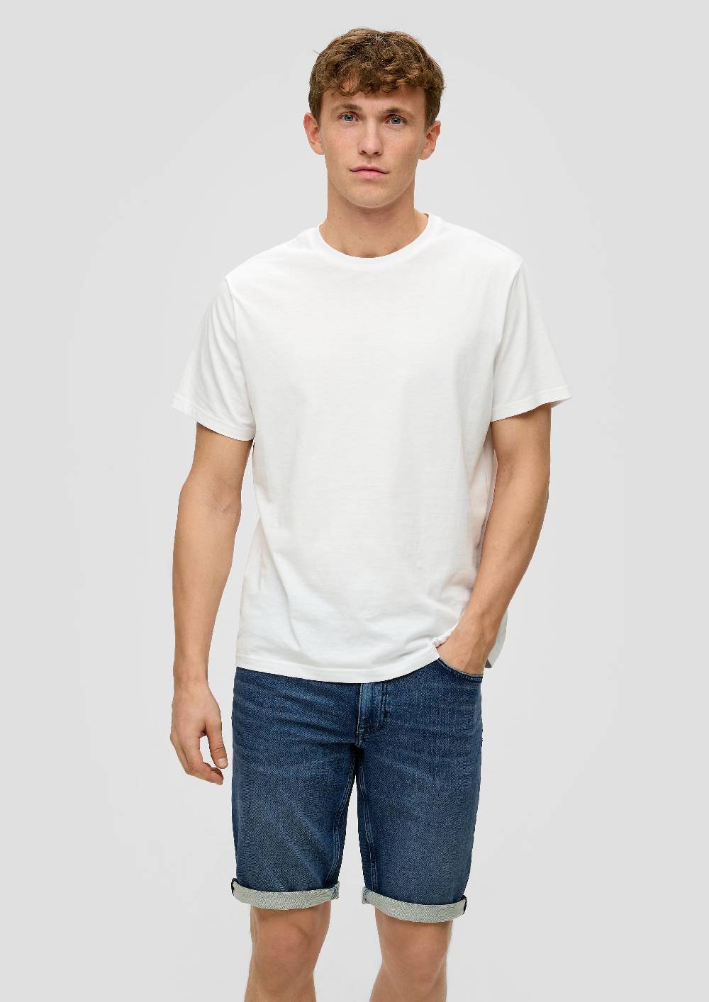 S.Oliver Bermuda Jeans Mauro / Regular Fit / Mid Rise / Straight Leg