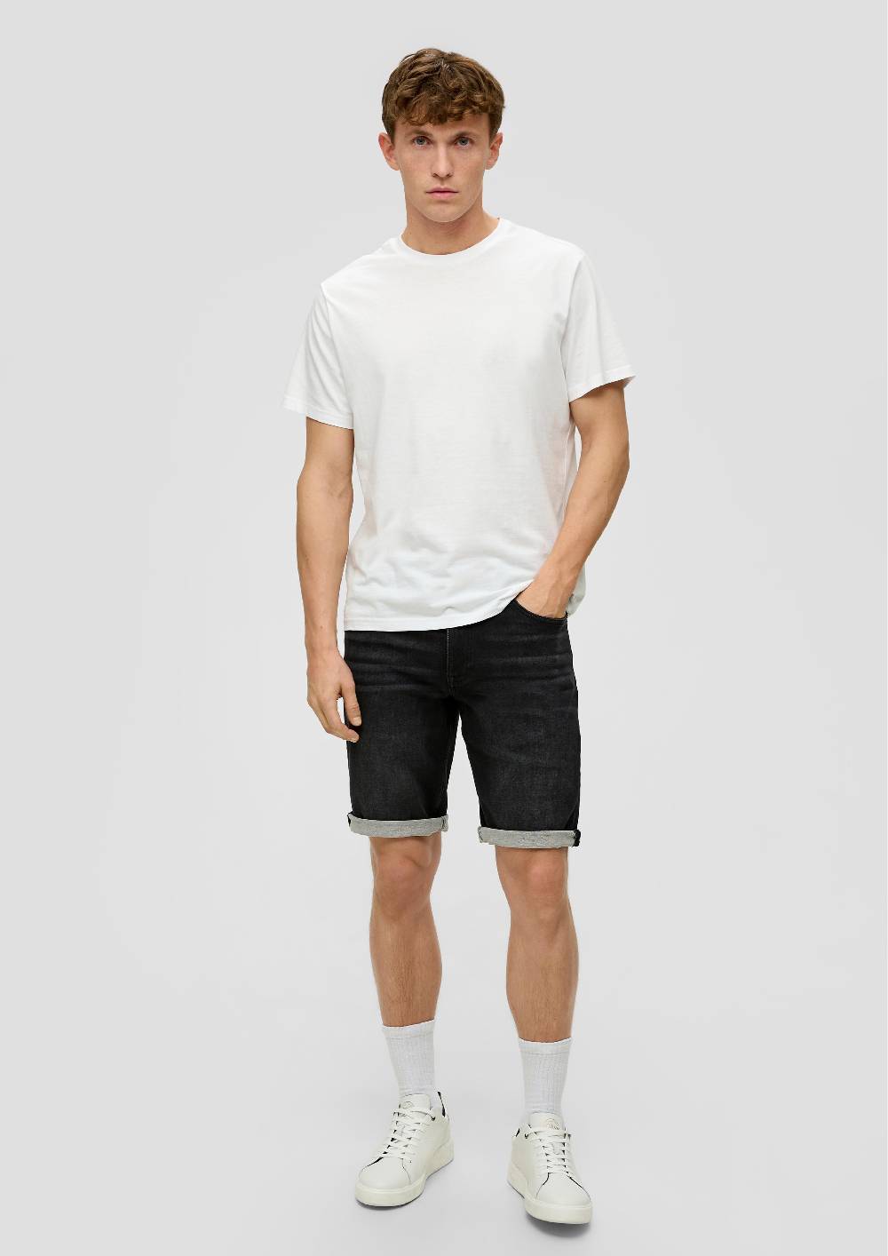 S.Oliver Bermuda Jeans Mauro / Regular Fit / Mid Rise / Straight Leg