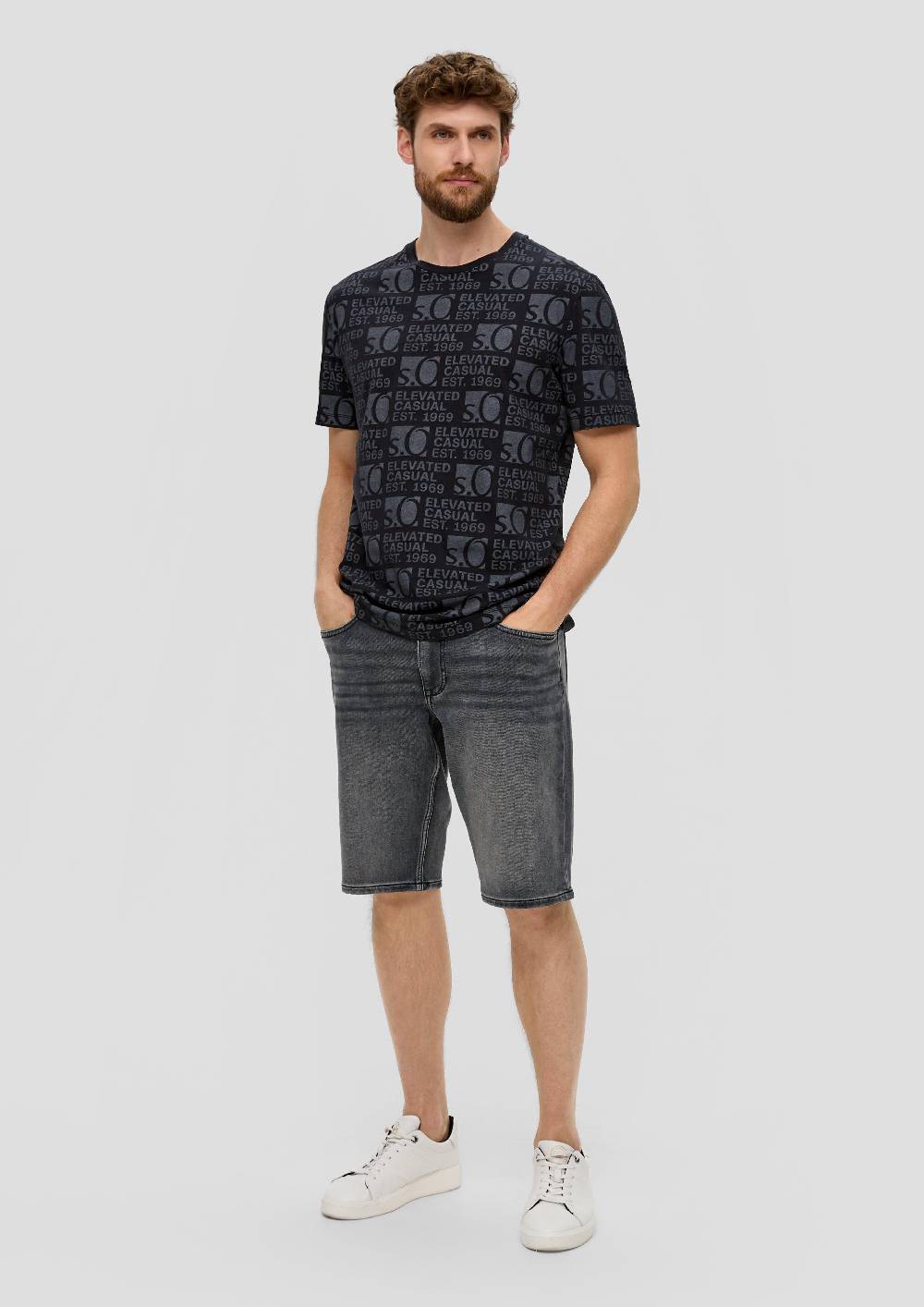 S.Oliver Bermuda Jeans Mauro / Regular Fit / Mid Rise / Straight Leg
