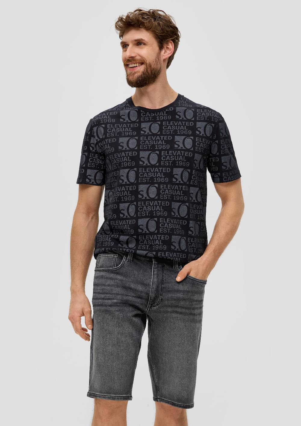 S.Oliver Bermuda Jeans Mauro / Regular Fit / Mid Rise / Straight Leg