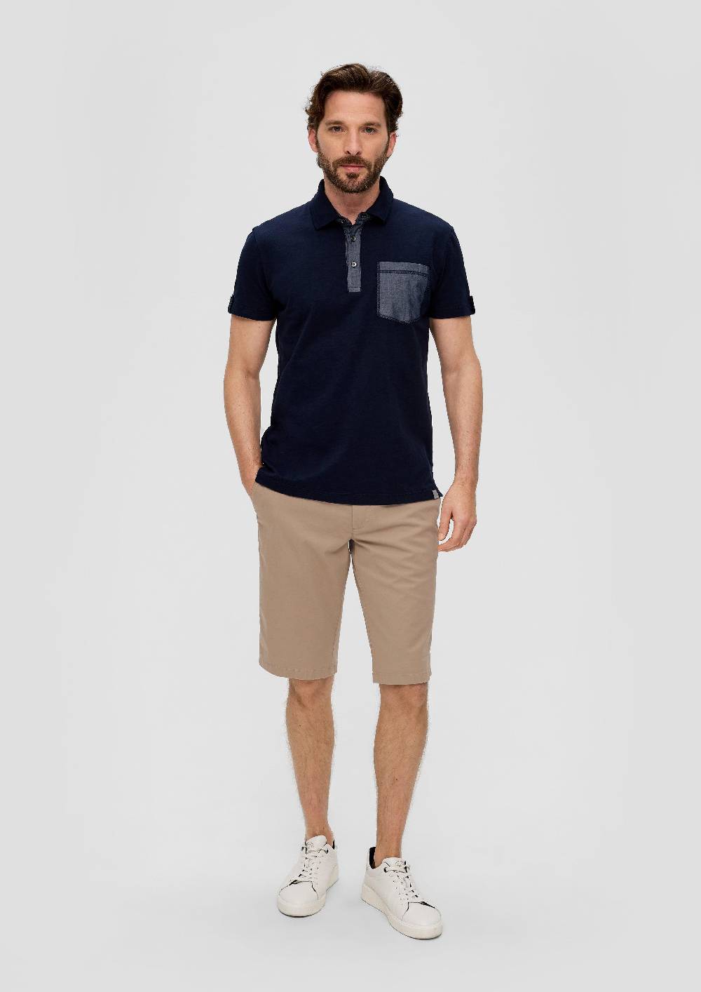 S.Oliver Bermuda Jeans Phoenix / Regular Fit / Mid Rise / Straight Leg