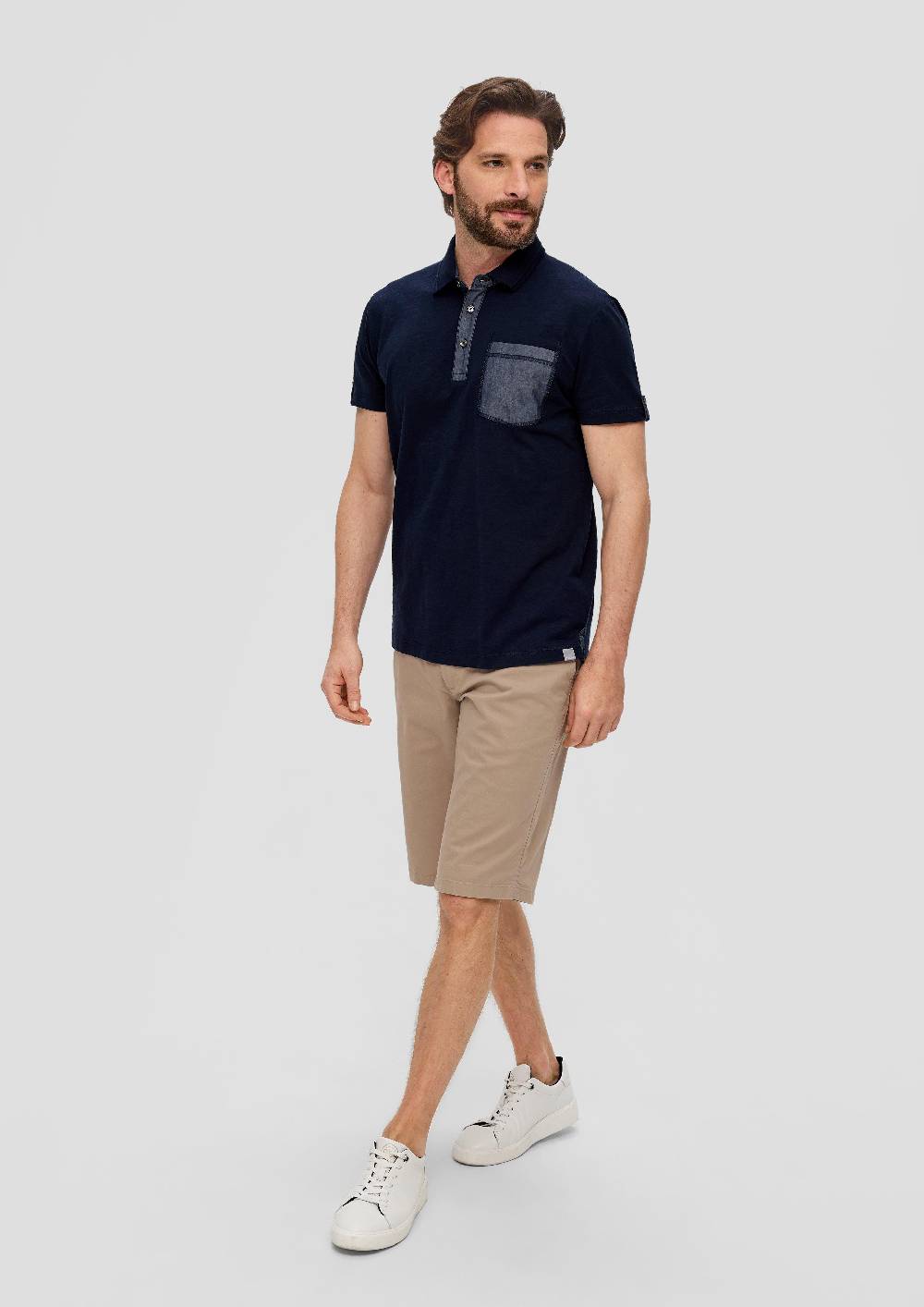 S.Oliver Bermuda Jeans Phoenix / Regular Fit / Mid Rise / Straight Leg