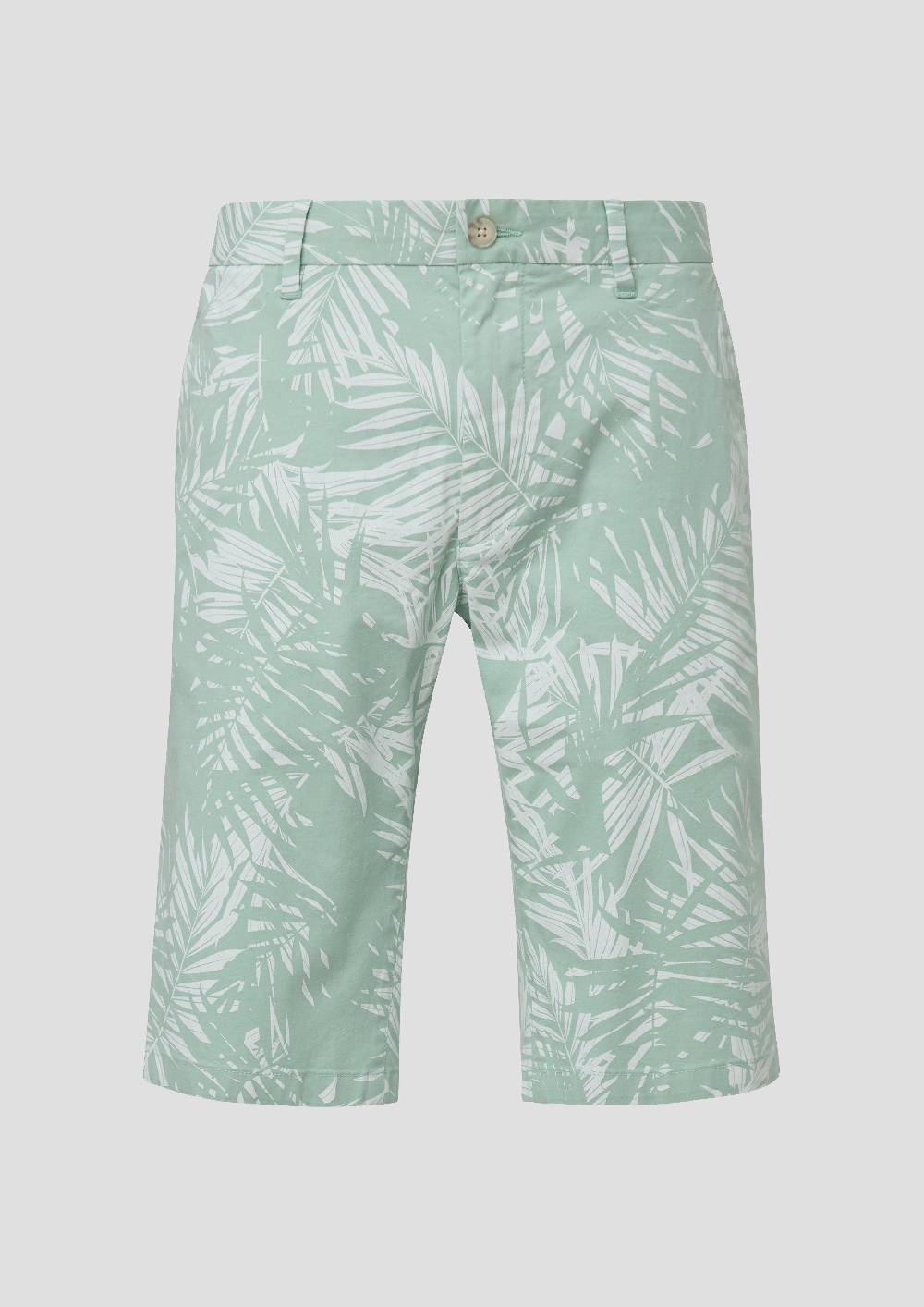 S.Oliver Bermuda Mit All-over-Print Aus Baumwoll-Stretch