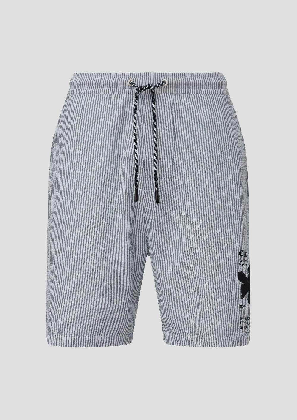 S.Oliver Bermuda-Shorts Im Relaxed Fit Mit Print-Detail