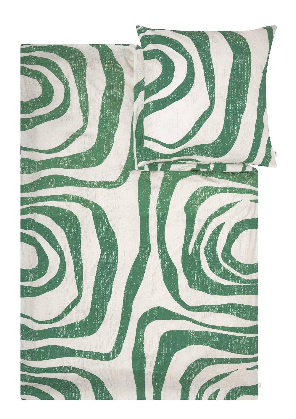 S.Oliver Bettwäsche Aus Baumwoll-Satin Mit Abstraktem Muster