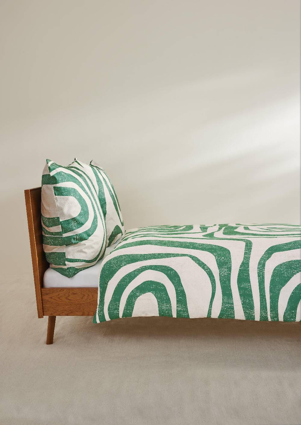 S.Oliver Bettwäsche Aus Baumwoll-Satin Mit Abstraktem Muster