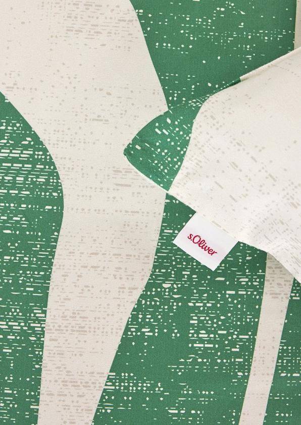 s.Oliver Bettwäsche aus Baumwoll-Satin mit abstraktem Muster