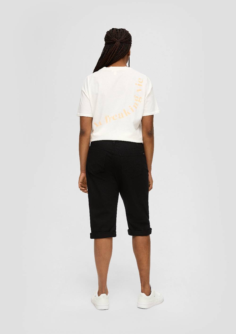 S.Oliver Capri-Jeans Catie / Slim Fit / Mid Rise / Slim Leg