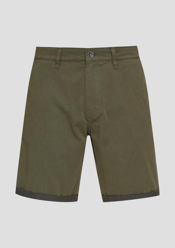 s.Oliver Chino-Shorts aus Baumwolle mit fixiertem Umschlag
