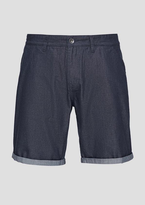 s.Oliver Chino-Shorts aus Baumwolle mit fixiertem Umschlag