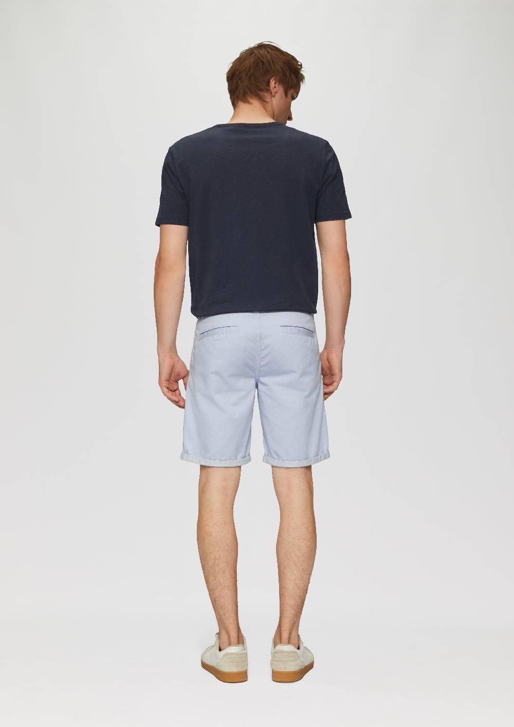 S.Oliver Chino-Shorts Aus Baumwolle Mit Fixiertem Umschlag