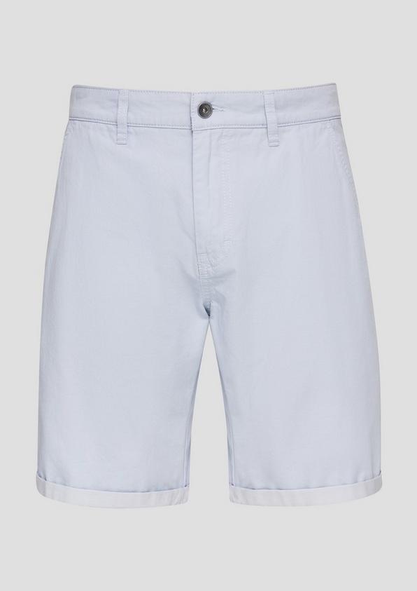s.Oliver Chino-Shorts aus Baumwolle mit fixiertem Umschlag