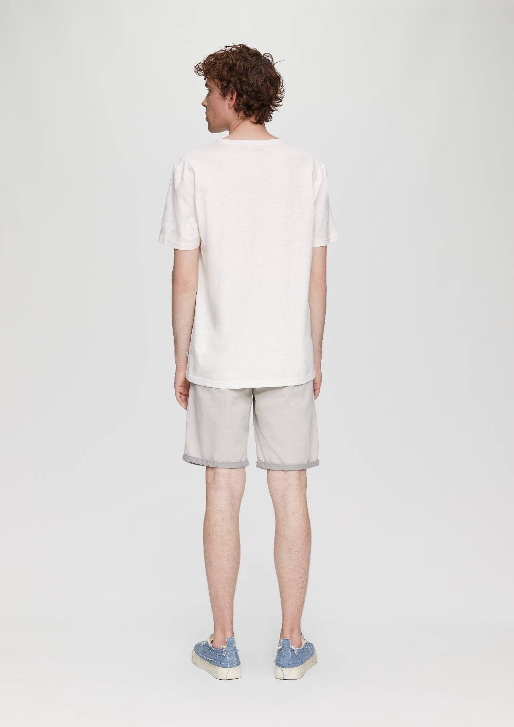 S.Oliver Chino-Shorts Aus Baumwolle Mit Fixiertem Umschlag