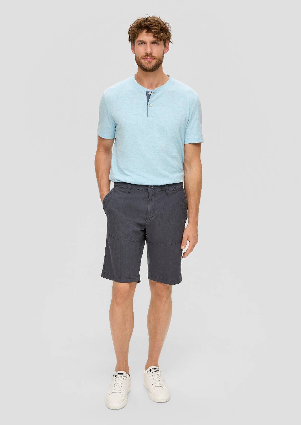 S.Oliver Chino-Shorts Aus Baumwollstretch Mit Straight Leg