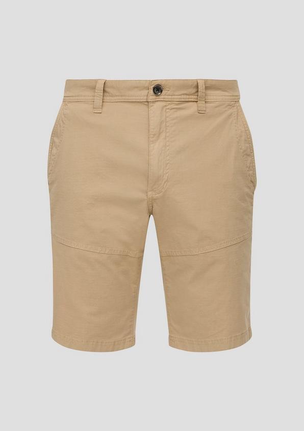s.Oliver Chino-Shorts aus Baumwollstretch mit Straight Leg