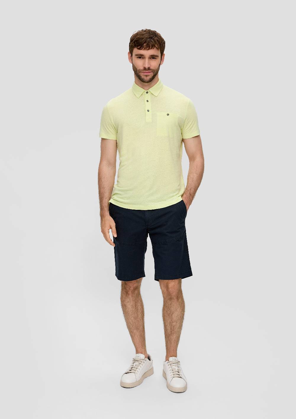 S.Oliver Chino-Shorts Aus Baumwollstretch Mit Straight Leg