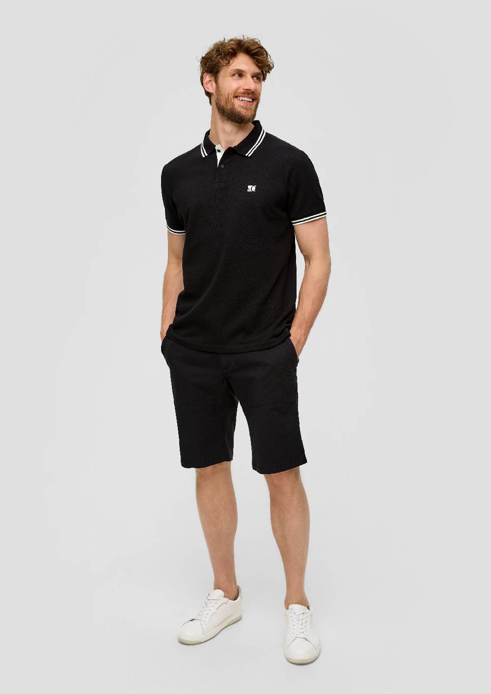 S.Oliver Chino-Shorts Aus Baumwollstretch Mit Straight Leg