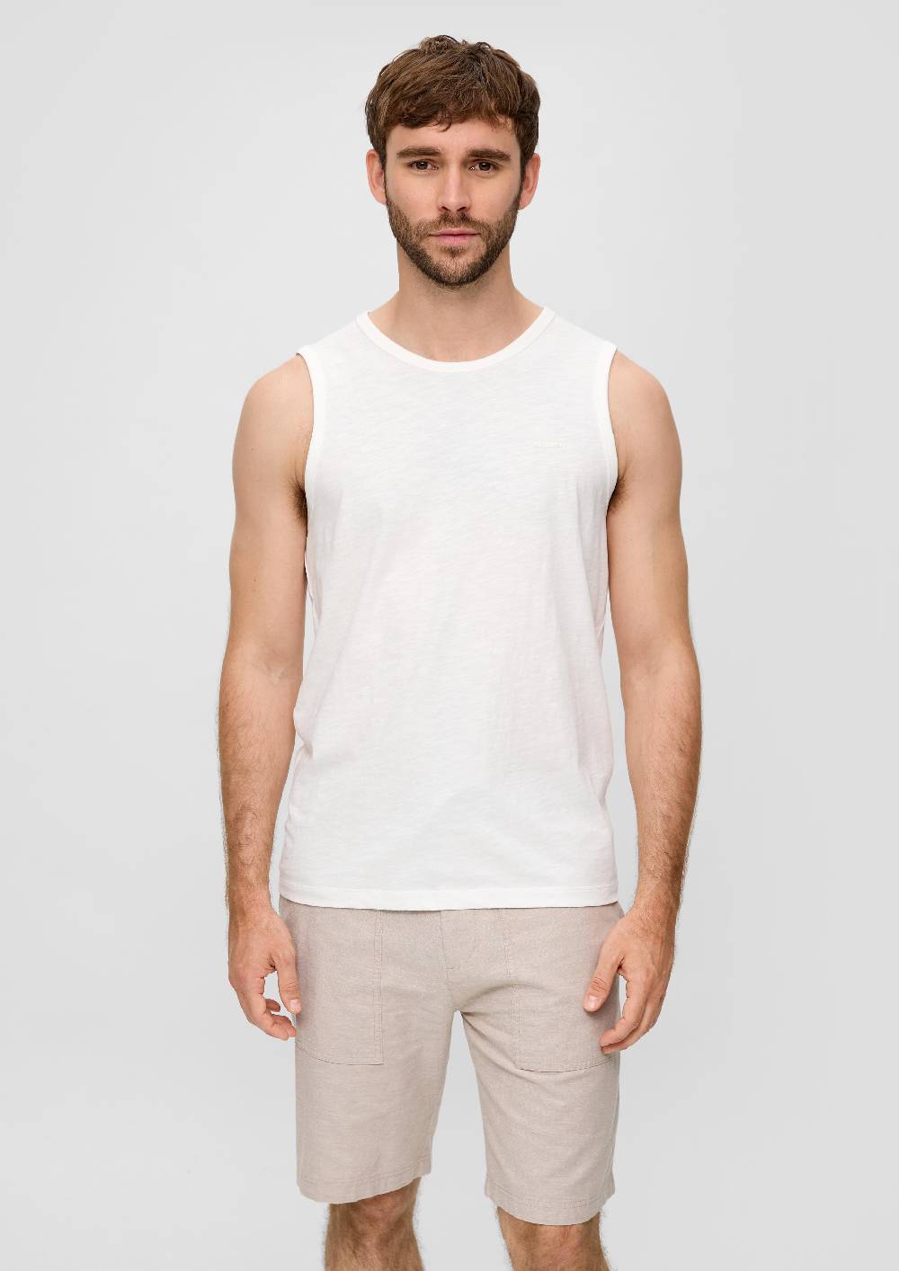 S.Oliver Chino-Shorts Aus Leinenmix Mit Elastischem Bund