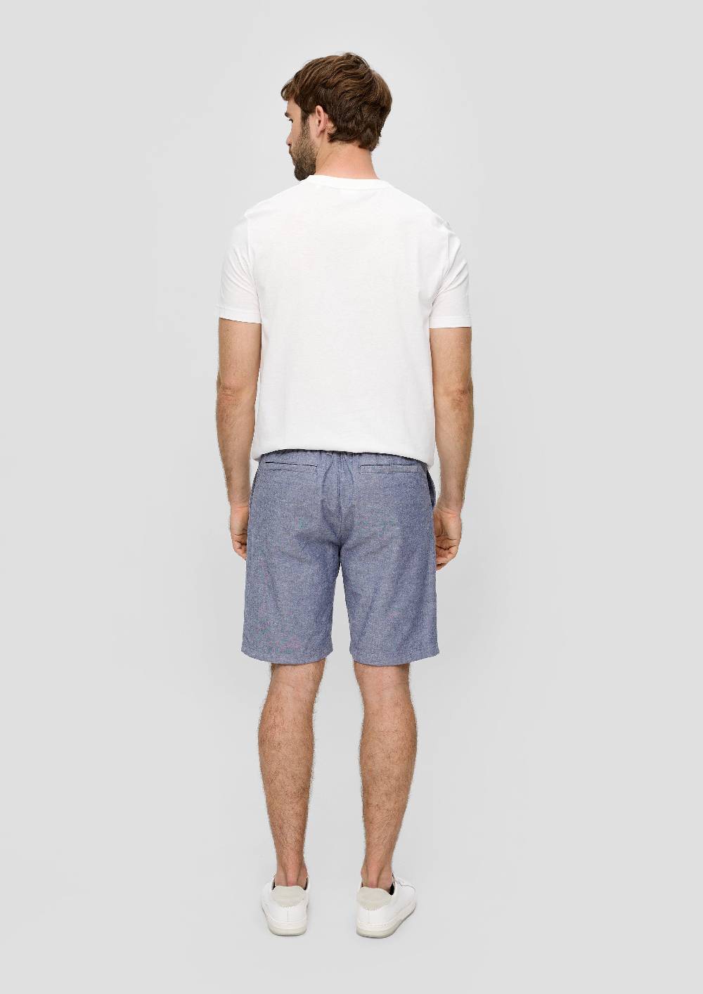 S.Oliver Chino-Shorts Aus Leinenmix Mit Elastischem Bund