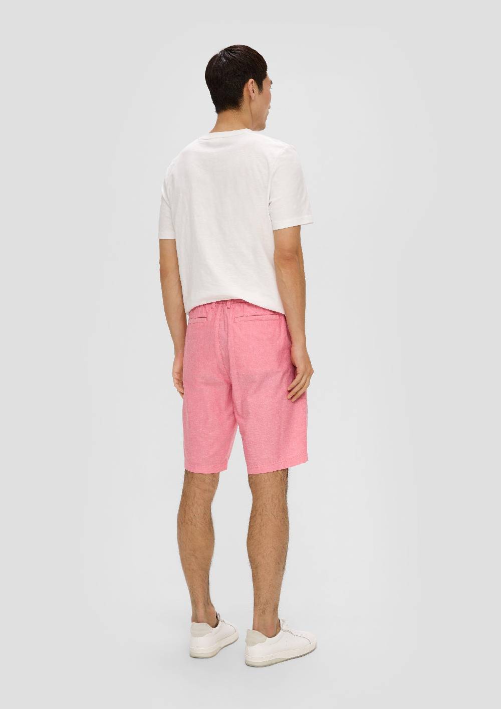 S.Oliver Chino-Shorts Aus Leinenmix Mit Elastischem Bund