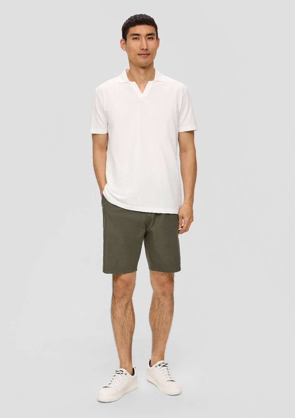 S.Oliver Chino-Shorts Im Relaxed Fit Mit Elastikbund