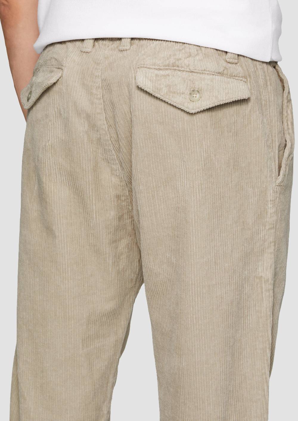 S.Oliver Cord-Chino Aus Baumwollstretch Mit Bundfalten