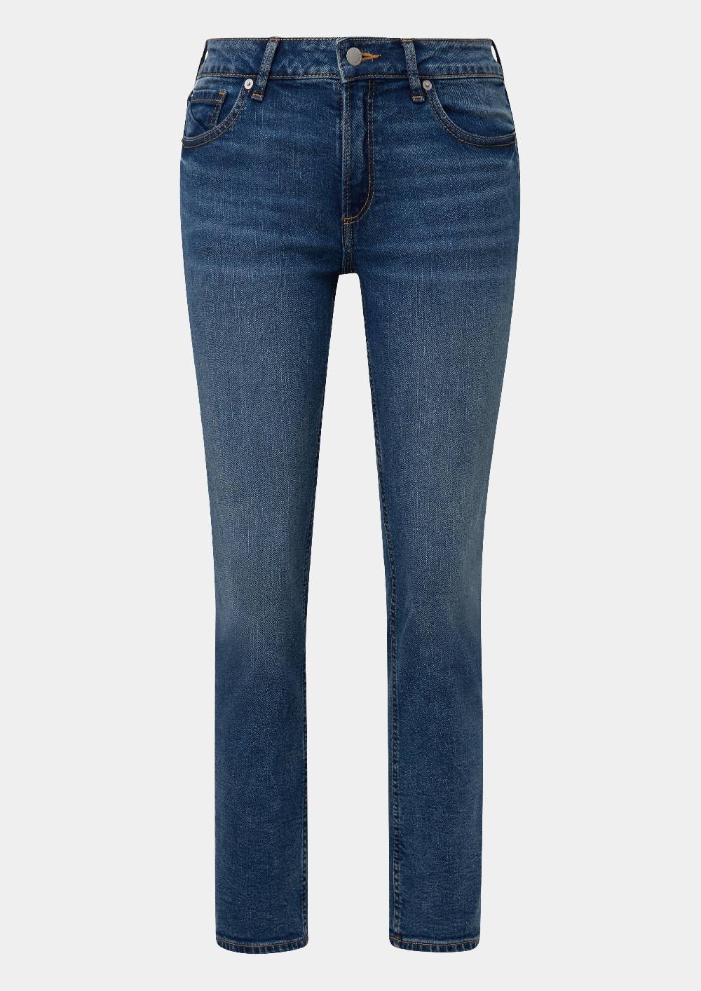 S.Oliver Cropped-Jeans Catie / Slim Fit / Mid Rise / Straight Leg
