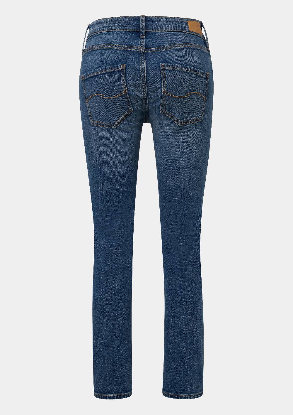 S.Oliver Cropped-Jeans Catie / Slim Fit / Mid Rise / Straight Leg