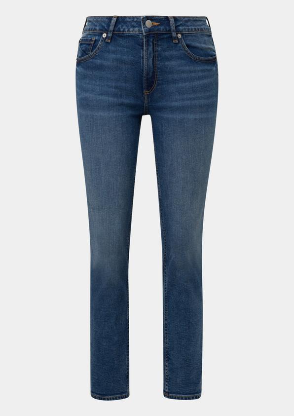 s.Oliver Cropped-Jeans Catie / Slim Fit / Mid Rise / Straight Leg
