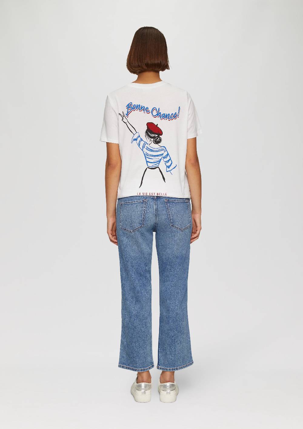 S.Oliver Cropped Jeans Karolin / Regular Fit / Mid Rise / Straight Leg